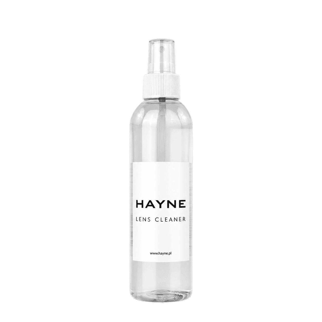 hayne-lens-cleaner-240ml-cutout HAYNE Lens Cleaner 240 ml – butelka płynu do czyszczenia okularów, bez tła