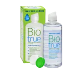 Bausch & Lomb Biotrue płyn wielofunkcyjny 300 ml – opakowanie, butelka i pojemnik