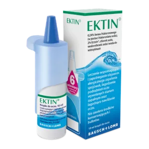 Bausch & Lomb EKTIN 10 ml – opakowanie i butelka