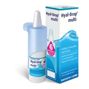 Bausch & Lomb Hyal-Drop multi 10 ml – opakowanie i butelka